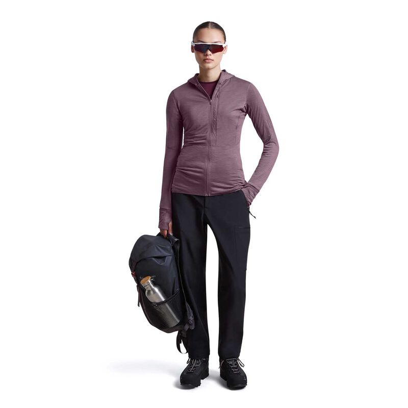 Icebreaker W Merino 200 RealFleece Descender LS Zip Hoodie image number 3